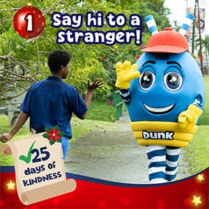 Day 1: say hi to a stranger