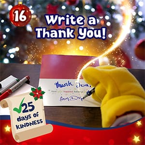 Day 16: write a thank you