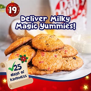 Day 19: deliver milky magic yummies